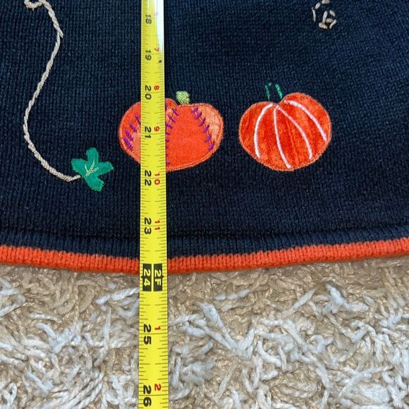 Vintage Studio Treat Knit Halloween Fall Autumn Vest Size XL - Picture 4 of 10